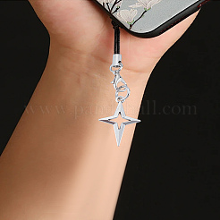 1 шт. сплава звездообразные ремешки для мобильных телефонов&nbsp;HJEW-LP0001-76