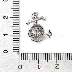 Латунные микро проложить кубического циркония подвески&nbsp;KK-P336-28P