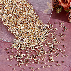 2500 шт. ccb пластиковые круглые бусины ALUM-HY0001-02G