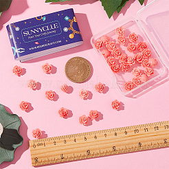 50 шт. синтетические коралловые бусины CORA-SC0001-02