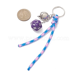 6шт 7 внутренних сердечника полиэстер и спандекс шнур веревки брелки&nbsp;KEYC-JKC01336