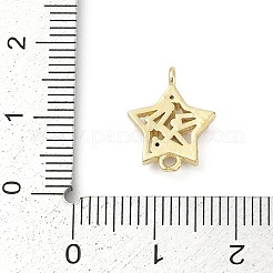 Латунные прозрачные подвески из кубического циркония KK-Z094-03G-02