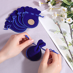 20 шт. бархатные сумки-шнурки из тыквы&nbsp;TP-BBC0001-07A-03