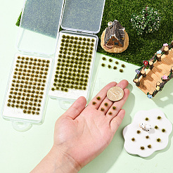 208 шт. 2-цветные нейлоновые мини-пучки травы&nbsp;AJEW-SP0003-17C