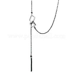 925 квадратное ожерелье из стерлингового серебра для женщин FS-WGCF124-01