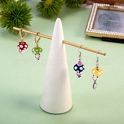 10шт 5 цвета бусины лэмпворк ручной работы GLAA-SZ0001-80