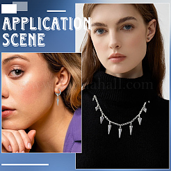 50 шт. подвески из нержавеющей стали 304&nbsp;STAS-BBC0009-09