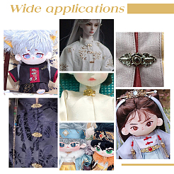 80 комплект 5-х цветных застежек-кнопок из сплава с цветочным узором FIND-NB0004-03