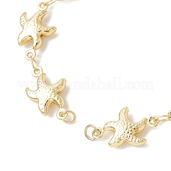 Изготовление браслета из звеньев морской звезды из нержавеющей стали 304.&nbsp;AJEW-JB01552