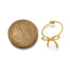 Кольцо-манжета из нержавеющей стали 304 для женщин&nbsp;LS-RJEW-B109-01G-02