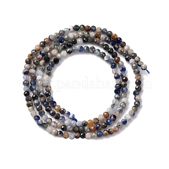 Природный содалит бисер нитей G-RM241221-A5