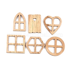 Деревянные поделки ломтики миниатюрные украшения&nbsp;PW-WG3C06A-01