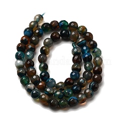 Природный агат бисер нитей G-C082-A01-02-01