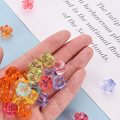 Прозрачные акриловые пуговицы с 1 отверстием TACR-S154-52B