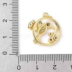 Латунные микро проложить кубического циркония подвески&nbsp;KK-S337-01G