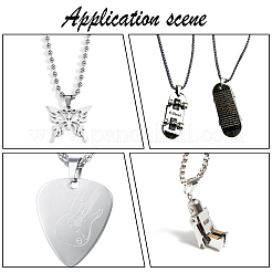 90 шт. 9 стильных хомута для подвески из нержавеющей стали 304 STAS-UN0027-17