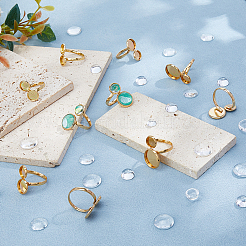 16 шт. 4 стиля фурнитуры для открытых манжет из нержавеющей стали 304&nbsp;DIY-HS0002-20