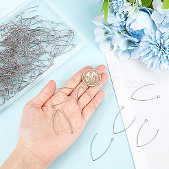 200 шт. крючки для сережек из нержавеющей стали 304&nbsp;STAS-BBC0004-46