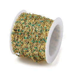 Латунные цепи с покрытием стойки&nbsp;AJEW-Q153-02G-07