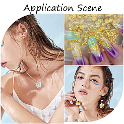 1000 шт. 10 стиля морской тематики сплав с латунными кабошонами&nbsp;MRMJ-SC0001-33