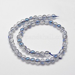 Гальванизирует треск стекла раунд шарик нити X-EGLA-J067-8mm-HR01