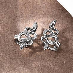 Серьги-гвоздики из нержавеющей стали 316&nbsp;AJEW-C044-08B-AS