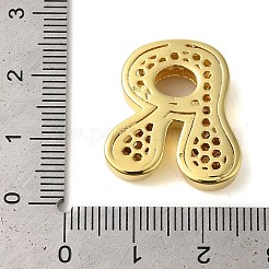 Покрытие стойки латунь микро паве прозрачные перданты из кубического циркония&nbsp;KK-C067-11G-R