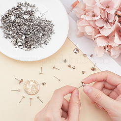 Фурнитура и гайки для сережек-гвоздиков из нержавеющей стали 304 STAS-UN0005-85P