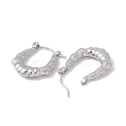 Массивные серьги-кольца из нержавеющей стали 304 EJEW-E199-07P