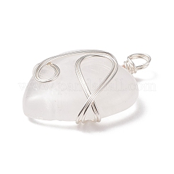 Природного кварца хрустальных подвесок PALLOY-JF01663-06