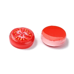 Кабошоны из непрозрачной смолы фруктовой серии&nbsp;CRES-Q006-01F