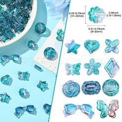 250 г прозрачных акриловых бусин&nbsp;MACR-CJ0002-26