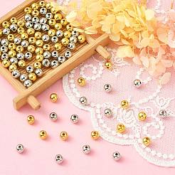 100шт 2 цвета пластиковые бусины ccb CCB-CJ0001-08