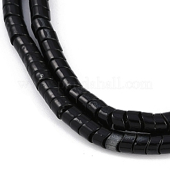 Нити синтетических немагнитных гематитовых бусин с гальваническим покрытием G-H072-L01-01