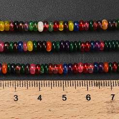 Природный агат бисер нитей&nbsp;G-L635-A01-4x2mm-02