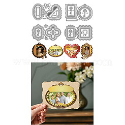 Углеродистая сталь разрезает трафареты DIY-WH0309-2776