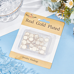 40 шт. подвеска-кабошон из нержавеющей стали 304 STAS-BBC0006-24A-G