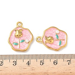 Подвески из нержавеющей стали 304 с эмалью&nbsp;STAS-I346-01G-02