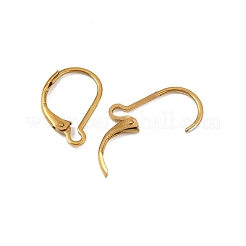 Фурнитура для сережек с застежкой-рычагом из нержавеющей стали 304 с ионным покрытием (IP)&nbsp;STAS-K233-04G-01A