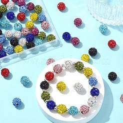 100 шт. 10 цвета проложить бусины для дискотечного шара&nbsp;RB-YW0001-15