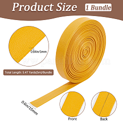 5м складной плоский шнур из искусственной кожи&nbsp;OCOR-WH20012-14C-11