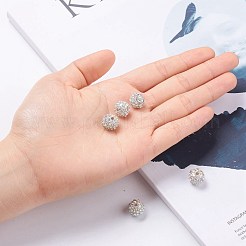 Бусины из сплава и страза RB-A034-10mm-A28S