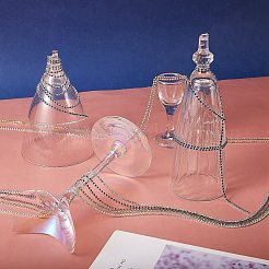 10 ярд 10 стильные латунные стразы со стразами CHC-SZ0001-42