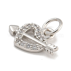 Покрытие стойки латунь микропаве прозрачные кубические циркониевые подвески KK-U030-25P