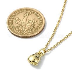 Ожерелье с подвеской из сплава и эмали в форме кошки&nbsp;NJEW-JN04613-02