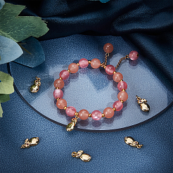 Латунные микро проложить кубического циркония подвески KK-BBC0003-97