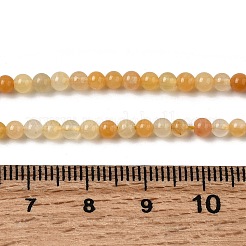 Природный Топаз нефрита бисер нитей G-Z116-A12-3mm