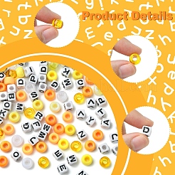 Прозрачные и непрозрачные акриловые бусины&nbsp;KY-FS0001-26C