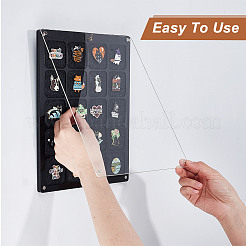 Акрил с фетровым лотком для памятных монет AJEW-WH0471-110C