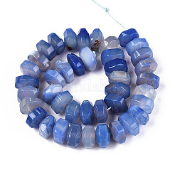 Природный агат бисер нитей G-N356-01A-15